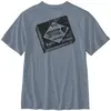 Image de Carhartt, Hommes, T-shirt, Bekleidung 107052-HN7 Graphic, Bleu, Gris, (XL)