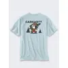 Image de Carhartt, Hommes, T-shirt, Schweres, grafisches Early Fog-T-Shirt, Gris, (S)