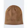 Image de Carhartt, Unisexe, Bonnet, Strickmütze mit Prägung in Braun, Marron