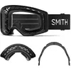 Image de Smith, Unisexe, Lunettes de sport, Rhythm MTB + Dirt Screen - MTB Goggles (Noir, Clear), Transparent, Noir