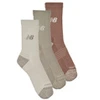 Image de Sportsokken New Balance ACTIVE CUSHION CREW SOCKS 3 PACKES Brown