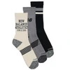 Image de Sportsokken New Balance ACTIVE LIFESTYLE GRAPHIC CREW SOCKS 3 PACKS Grijs