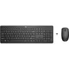 Image de HP C 235 Noir - Ensemble Clavier + Souris sans fil - Jusqu'à 16 mois d'alimentat (FR, Sans fil), Clavier, Noir