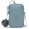 Image de Kipling Sac Téléphone Tally Relaxed Grey Bleu Petit Femme 56% Recycled Polyamide, 44% Polyamide