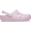 Image de Crocs, Unisexe, Chaussons, Classic Floral Cut Out Clog, Rouge, Pink, (37, 38)