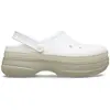 Image de Crocs, Unisexe, Chaussons, Classic Stacked Clog, Blanc, (37)