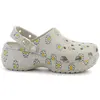 Image de Crocs, Femmes, Chaussons, classic platform clog floral meteor, Multicolore, (38)