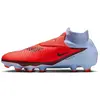 Image de Nike, Hommes, Chaussures de football, Phantom 6 High Pro Nocken (41), Bleu, Rouge