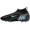 Image de Nike, Garçons, Chaussures de football, Chaussures de football pour enfants Zoom Mercurial Superfly Academy (36), Bleu, Noir