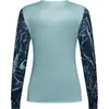 Image de Fox, Femmes, Maillot de cyclisme, W Ranger Ls Jersey Img Print (M), Bleu, M