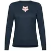 Image de Fox, Femmes, Maillot de cyclisme, W Ranger LS Jersey Head (L), Bleu, L