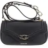 Image de Guess, Femmes, Sac à main, Dea Crossbody Flap Bag, Noir