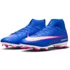 Image de Nike, Hommes, Chaussures de football, Zm Superfly 10 Academy Fg/Mg (46), Blanc, Bleu