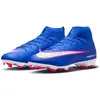 Image de Nike, Hommes, Chaussures de football, Zm Superfly 10 Academy Fg/Mg (44), Blanc, Bleu
