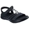 Image de Skechers, Femmes, Sandales, Go Walk Flex Sandal - Emma - Wandersandalen - Damen, Noir, Gris, (41)