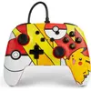 Image de PowerA Contrôleur filaire Pikachu Pop Art (Switch), Manette, Rouge