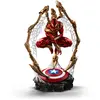 Image de Iron Studios Figure Marvel Deluxe Iron Art Scale 1/10 Spider-man Armor Comics Ccxp Exclusive 2024 24 Cm