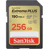 Image de SANDISK Extreme Plus 256GB SDHC (256 Go, SDXC, U3, UHS-I), Carte mémoire, Noir, Jaune, Rouge