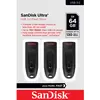 Image de SANDISK Ultra (3-Pack) (64 Go, USB-A), Clé USB, Noir