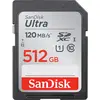 Image de SANDISK Ultra SDXC UHS-I 512GB 120MB/s SDSDUN4-512G-GN6IN (512 Go, SDXC, U1, UHS-I), Carte mémoire, Multicolore