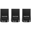 Image de SANDISK UltraFit 3-Pack (32 Go, USB-A), Clé USB, Noir