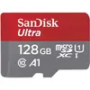 Image de SANDISK Ultra (128 Go, microSDXC, U1, UHS-I), Carte mémoire, Gris, Rouge