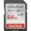 Image de SANDISK SDXC UHS-I Ultra PLUS (Class 10, Video Class (64 Go, SDXC, U1, UHS-I), Carte mémoire