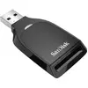 Image de SANDISK QuickFlow SD Card USB-A Reader (USB 3.2), Lecteur de carte mémoire, Noir