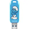 Image de SANDISK Brainy Smurf USB 3.2 Gen1 64GB 130MBs (64 Go, USB-A), Clé USB, Argent, Bleu