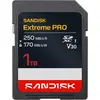 Image de SANDISK Extreme PRO UHS-I (1000 Go, SDXC, U3, UHS-I), Carte mémoire, Rouge, Noir