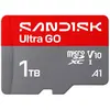 Image de SANDISK Ultra Go (1000 Go, microSDXC, U1, UHS-I), Carte mémoire, Rouge, Gris