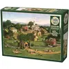 Image de Cobble Hill Puzzle 1000 pièces Picnic by the Bridge (1000 pièces)