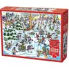 Image de Cobble Hill Puzzle 1000 pièces DoodleTown : Hockey Town (1000 pièces)