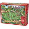 Image de Cobble Hill Puzzle 1000 pieces DoodleTown: Offside Antics - Random Cut (1000 pièces)