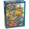 Image de Cobble Hill Vogelhäuser und Sonnenblumen 500 Teile (500 pièces)