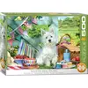 Image de Eurographics Pique-nique des chiens Scottie (500 pièces)