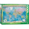 Image de Eurographics Carte du monde avec drapeaux (1000 pièces)