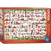 Image de Eurographics puzzle noël chat 1000 pièces (1000 pièces)