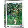 Image de Eurographics Femme dans une forêt exotique de Henri Rousseau (1000 pièces)