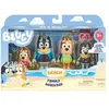 Image de Pack 4 Figurines Bluey La famille à la plage