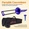 Image de pBoneMusic PBONE 700639 MINI trombone with mouthpiece and bag blue (Trombone, Droites), Instrument à vent, Bleu