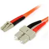 Image de StarTech 3m Fibre Patch Cable Lc - Sc (3 m), Câble réseau