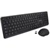 Image de V7 Pro Wireless Keyboard Mouse Fr Azerty French Lasered Keycap (Français, Sans fil), Clavier, Noir
