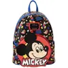 Image de Loungefly, Sac + cartable maternelle, Disney by Mini sac à dos Mickey & Minnie Classic, Rouge