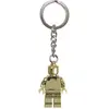Image de LEGO, Porte-clés, Porte-clés minifigure doré (850807), Or
