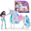 Image de Unicorn Academy Layla et la licorne Glacier (avec une vraie crinière et queue et une brosse)