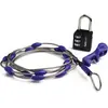 Image de Pacsafe, Accessoires de voyage, Wrapsafe, Argent, Bleu, (Cadenas + étiquette pour bagage)