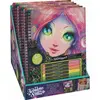 Image de Nebulous Stars Livre de coloriage avec pages noires