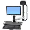 Image de Ergotron Sv Combo Arm Worksurface, Réhausseur pour moniteur, Argent