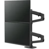 Image de Ergotron LX 40 Dual Stacking Monitorarm/Klem Zwart